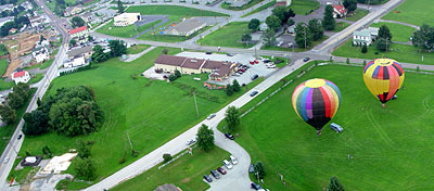 Hot Air Balloons lifting off from our Eagle, PA launch site